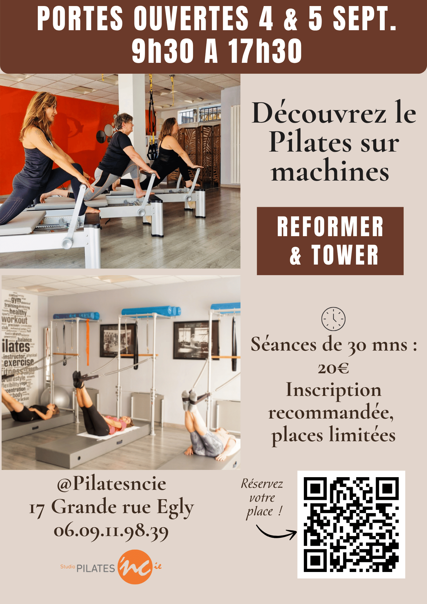 Affiche A4 verticale Portes Ouvertes 5